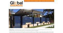 Desktop Screenshot of globalfencing.com.au